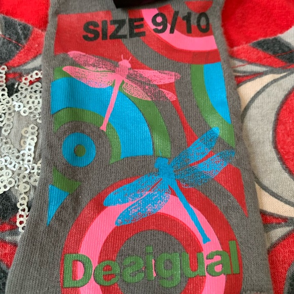 Desigual Youth Long Sleeve Dress 🌺Size 9/10 Girls - Picture 6 of 10